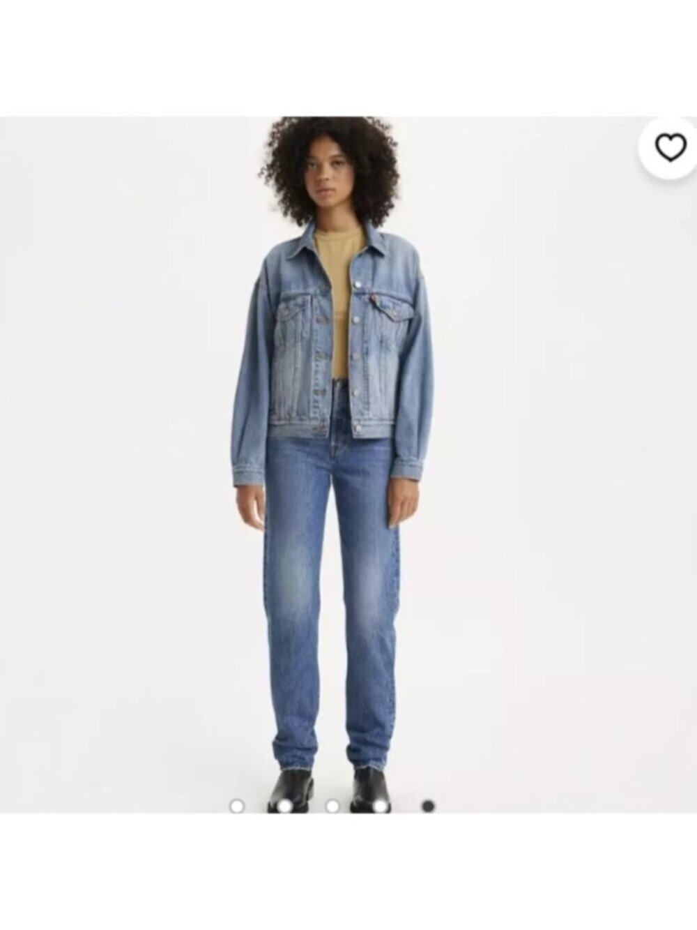 Levis Premium 501 '81 Jeans Woman 32x31 Medium Wash Button Fly Streetwear Retro